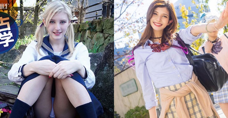 北欧天使or美日混血女子高校生品番作品介绍及预览-九聚集